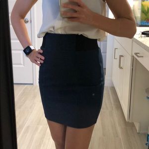 Forever21 navy “jean” skirt